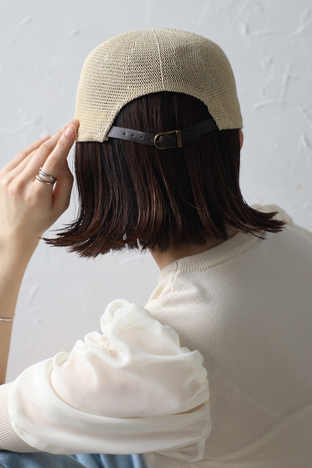 日焼け止めストローベースボールキャップ 3色入 - liwisi