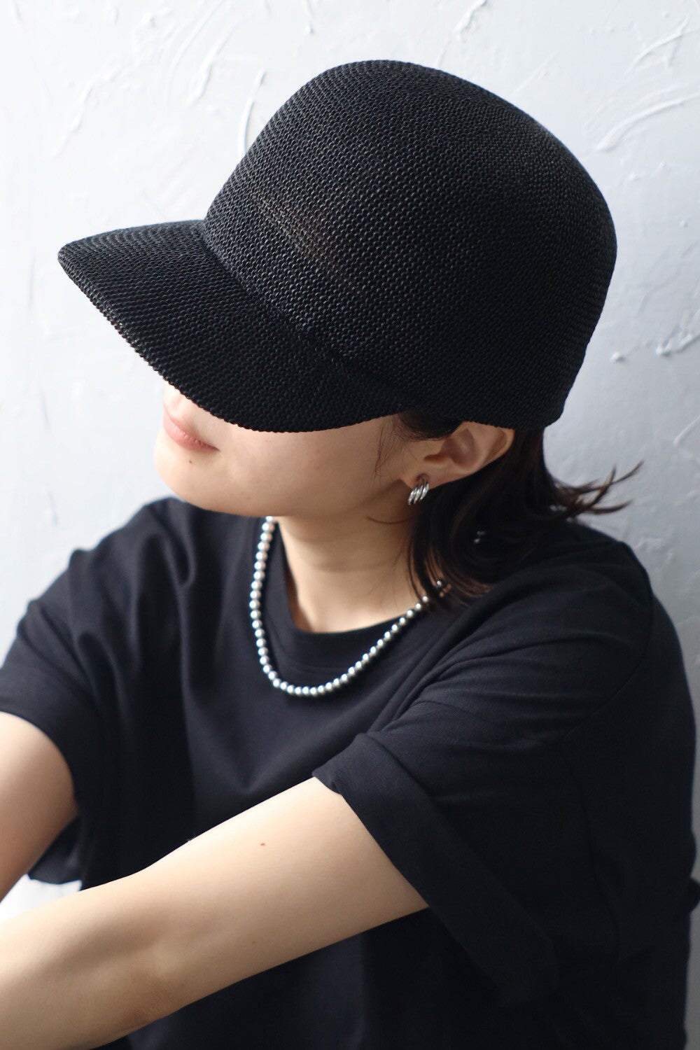 日焼け止めストローベースボールキャップ 3色入 - liwisi