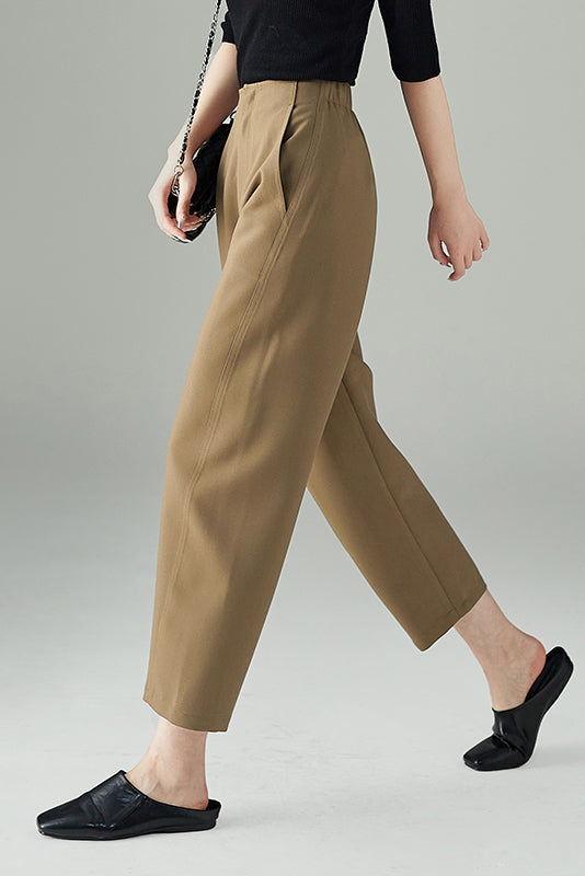 オフィススタイルテーパードパンツ 2色入 - liwisi