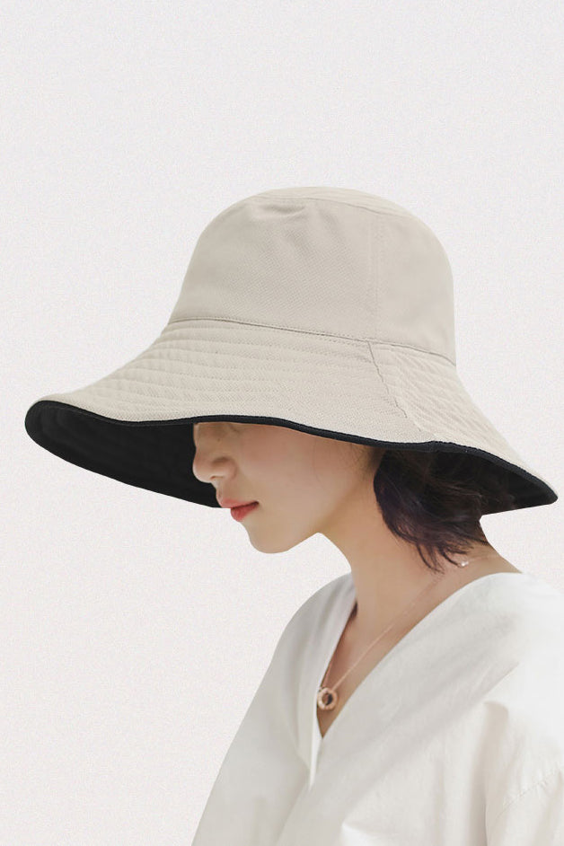 両面着用!リバーシブルUVカットハット 4色入 - liwisi