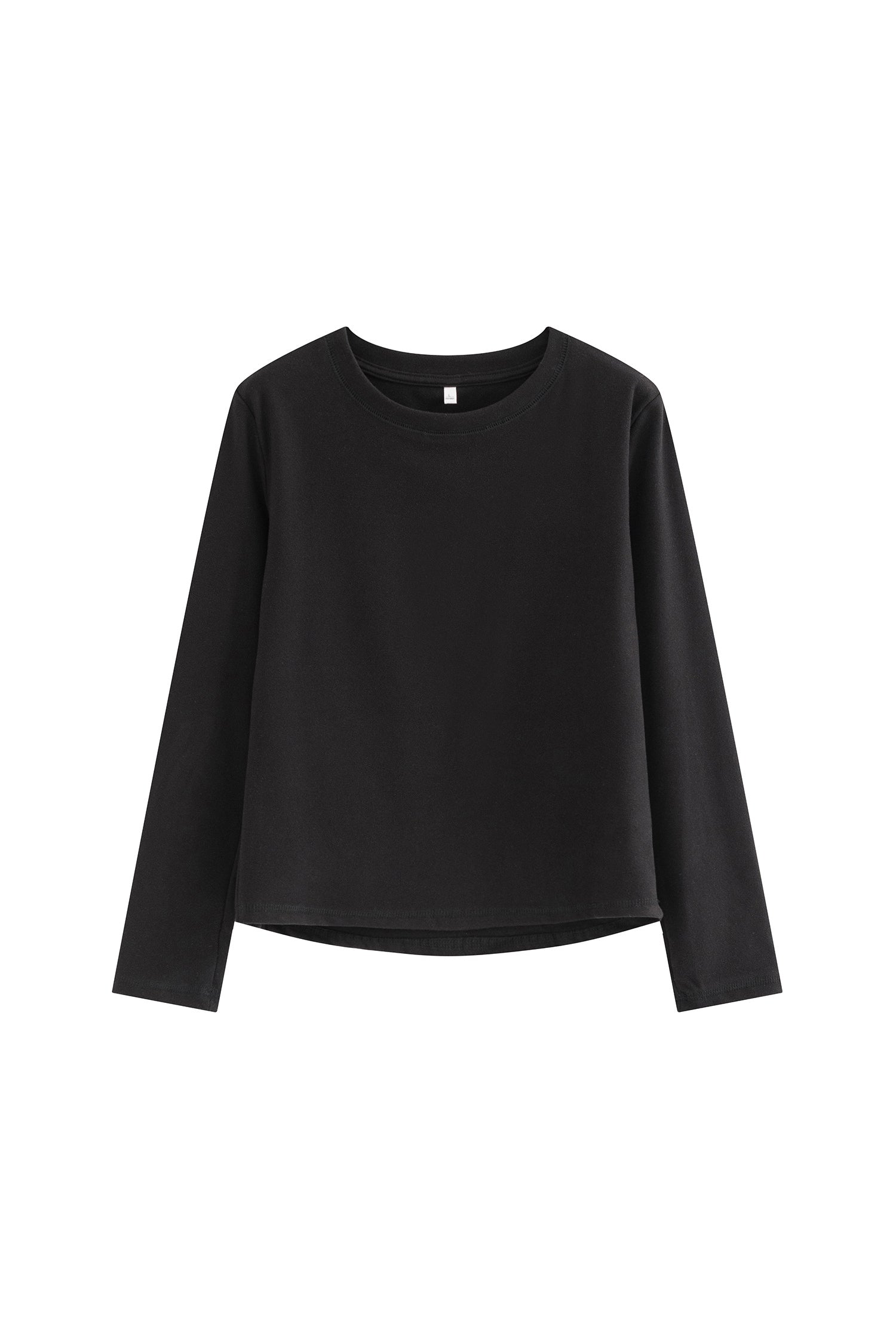 ラウンドネックベーシックドラロンカットソー 6色入 - liwisi