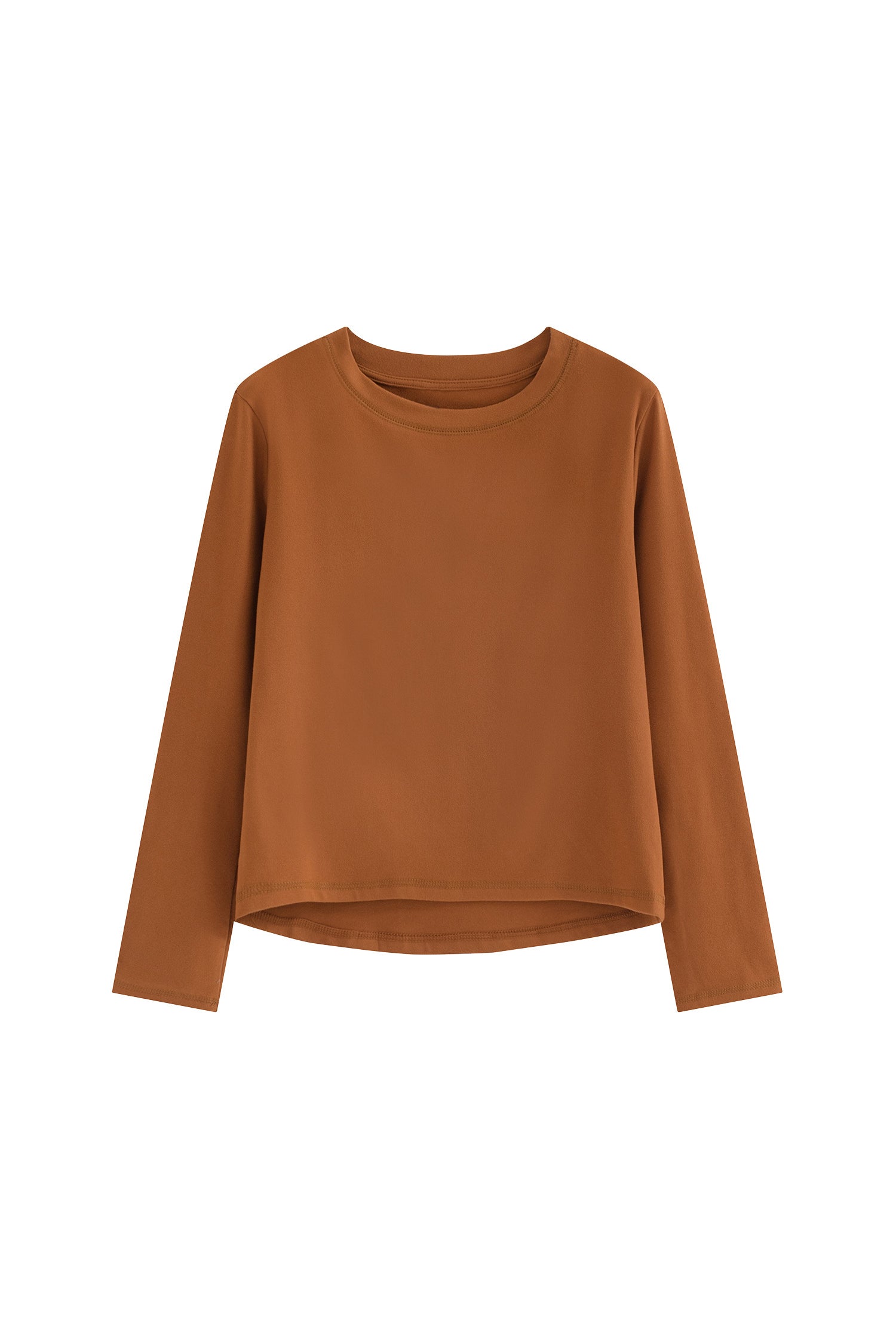 ラウンドネックベーシックドラロンカットソー 6色入 - liwisi