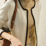 Elegant crocheted coats