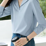 Sailor Collar Button Decor Casual T-Shirt