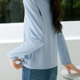 Sailor Collar Button Decor Casual T-Shirt