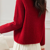 Elegant Ruffled Collar Pearl Decor Jacket - 3 Colors Available