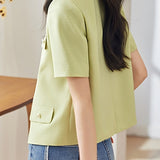 Elegant Short Sleeve Jacket