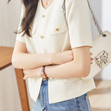 Elegant Short Sleeve Jacket