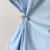 Elegant Pearl-Embellished Waist Button