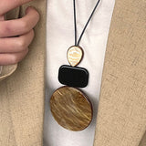 Bohemian style geometric pendant
