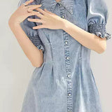 French denim dress