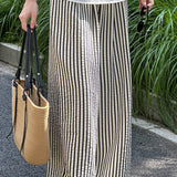 Loose Straight Stripe Pants