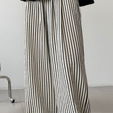 Loose Straight Stripe Pants