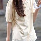 Elegant pleated shirt