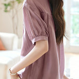 Elegant pleated shirt