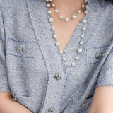 French-style short sleeve jacket