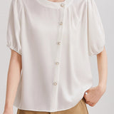 Minimalist asymmetric design shirt