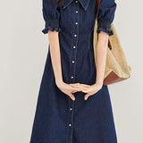 French denim dress