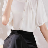 Minimalist asymmetric design shirt