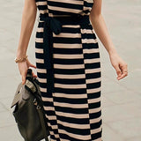 Chic and unique fitted dress